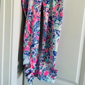 Lilly Pulitzer Luxletic UPF 50+ Cropped Weekender Leggings Cabana Cocktail